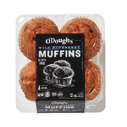 O'Doughs Muffins, Wild Blueberry