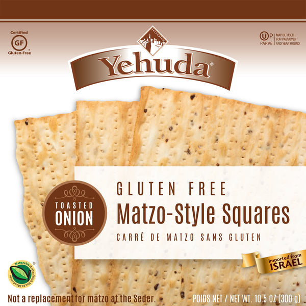 Yehuda Matzos Matzo Squares, Toasted Onion - 1