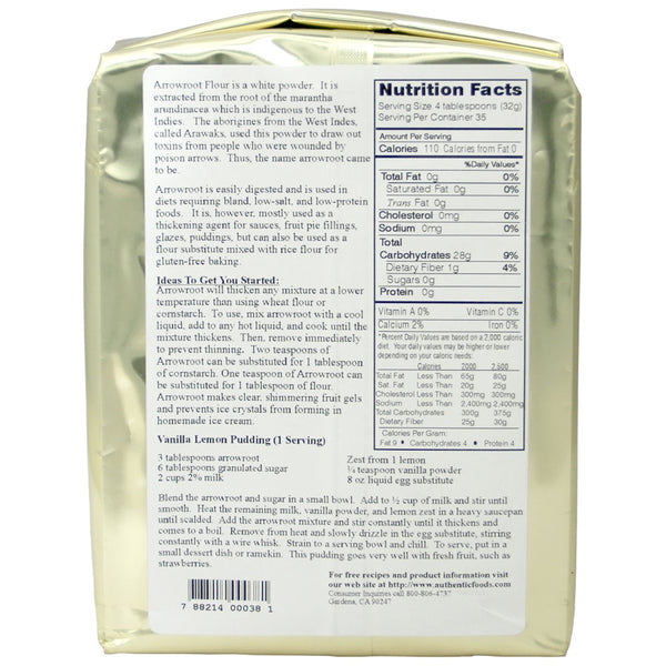Authentic Foods Arrowroot Flour - 2