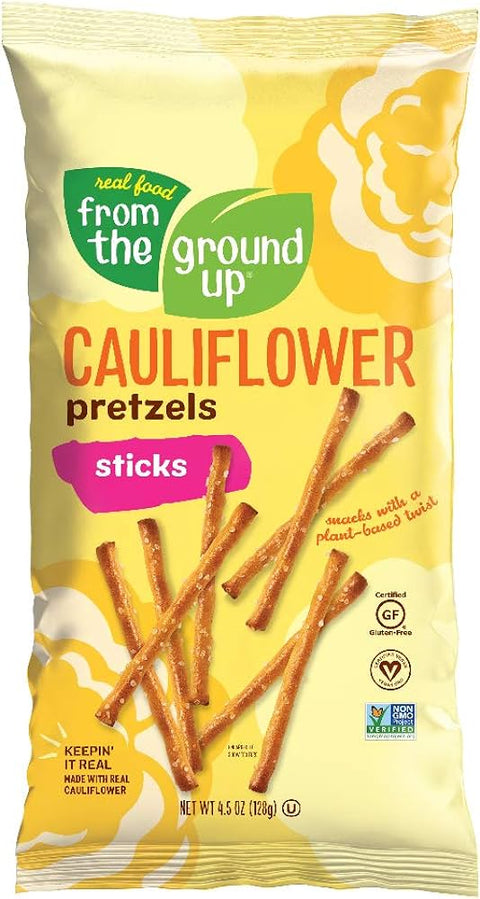 From The Ground Up Cauliflower Pretzel Sticks