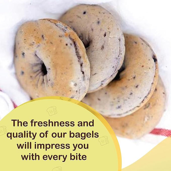 New Grains Blueberry Bagels  [3 Pack] - 3