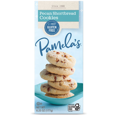 Pamela's Pecan Shortbread Cookies [6 Pack]