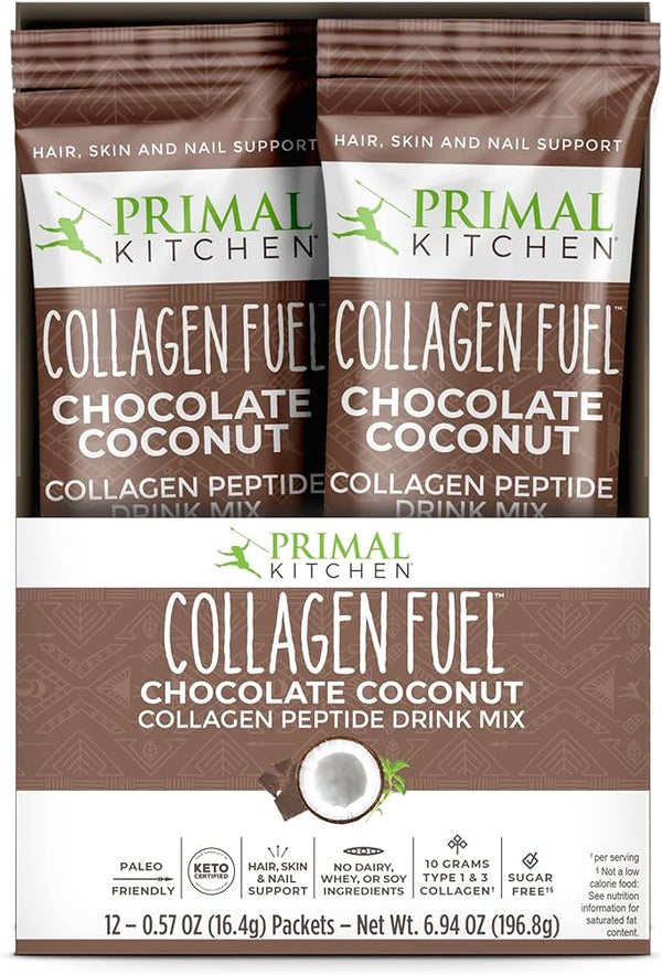 Primal Kitchen Protein Collagen Packets - Chocolate & Coconut - 1