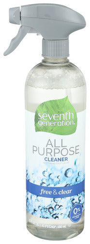 Seventh Generation All Purpose Natural Cleaner [8 Pack] FREE & CLEAR