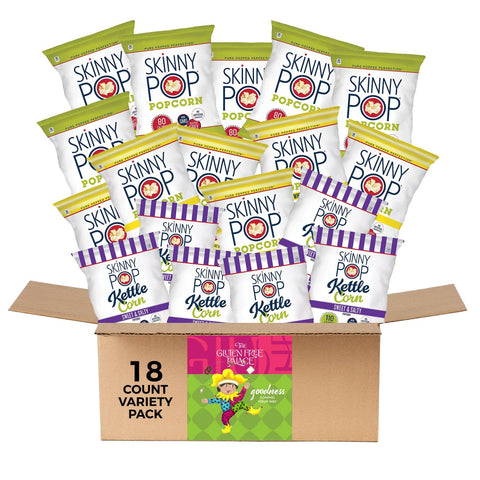 Skinny Pop Popcorn Variety Pack - 18 Pack