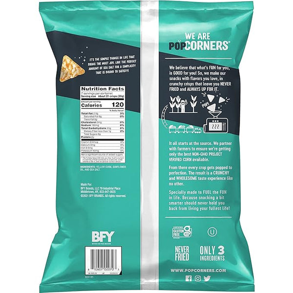 Popcorners, Sea Salt, 7 Oz (12 Bags) - 2