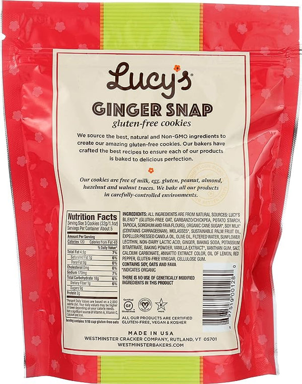 Lucy's Ginger Snap Cookies - 8 Pack - 2