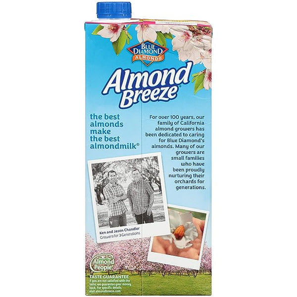 Almond Breeze Almond Milk, Chocolate Unsweetened (12 Pack) - 2