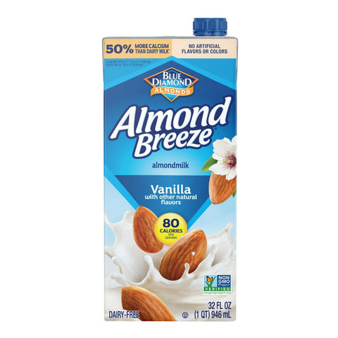 Almond Breeze Almond Milk, Vanilla (12 Pack)
