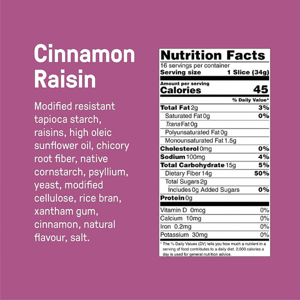 Carbonaut Gluten Free Cinnamon Raisin Bread - 3