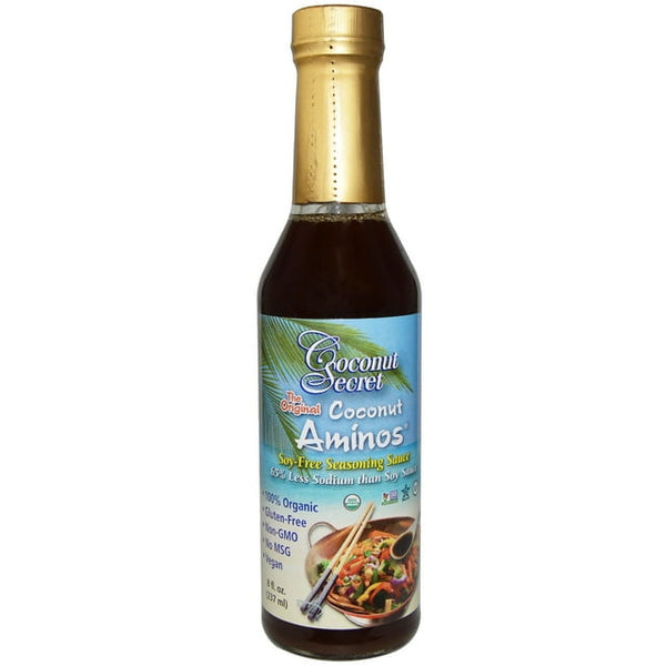 Coconut Secret Raw Coconut Aminos, Soy Free Seasoning Sauce - 1