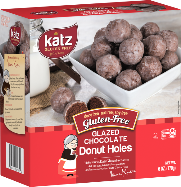 Katz Chocolate Glazed Donut Holes - 1
