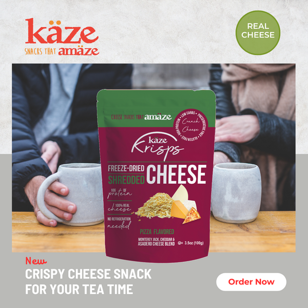 Kaze Krisps- Pizza- Freeze Dried Shredded Cheese - 3