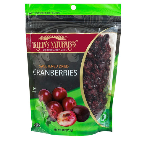 Klein's Naturals Sweetened Dried Cranberries