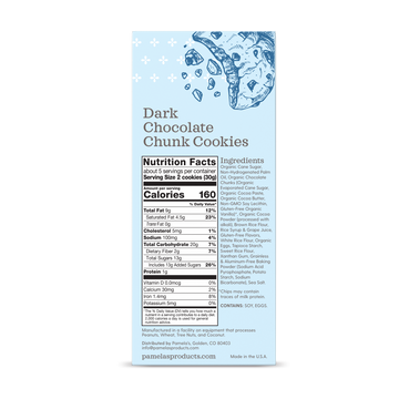 Pamela's Dark Chocolate Chunk Cookies [6 Pack] - 2