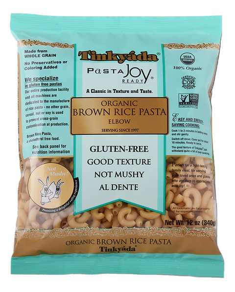 Tinkyada Organic Brown Rice Pasta, Elbows, 12 Ounce