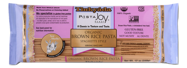 Tinkyada Gluten Free Organic Brown Rice Pasta, Spaghetti, 16 Oz (Pack of 12) - 1