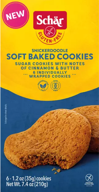 Schar SNICKERDOODLE Soft Baked Cookies