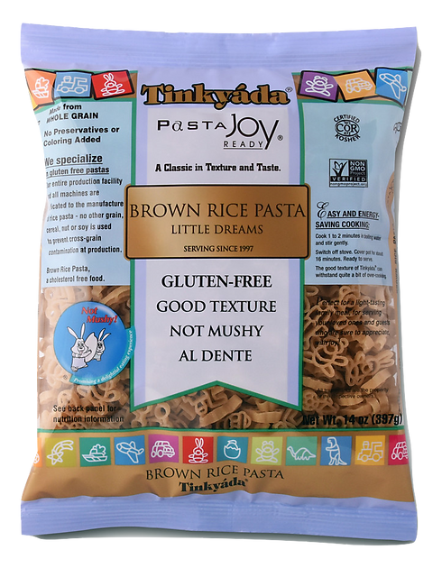 Tinkyada Gluten Free Brown Rice Pasta, Little Dreams, 14 Oz (Pack of 12) - 1