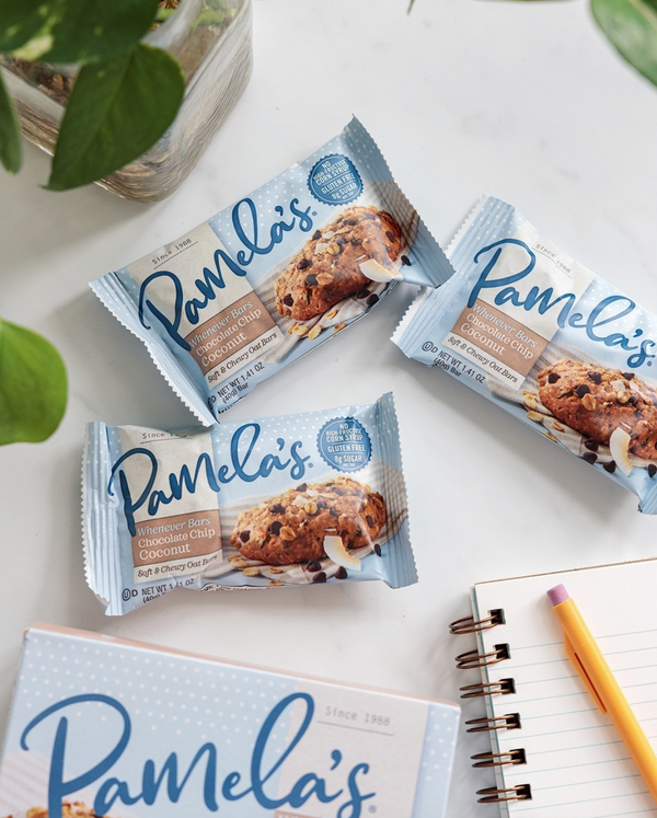 Pamela's Whenever Bars, Oat Chocolate Chip Coconut [6 Pack] - 3