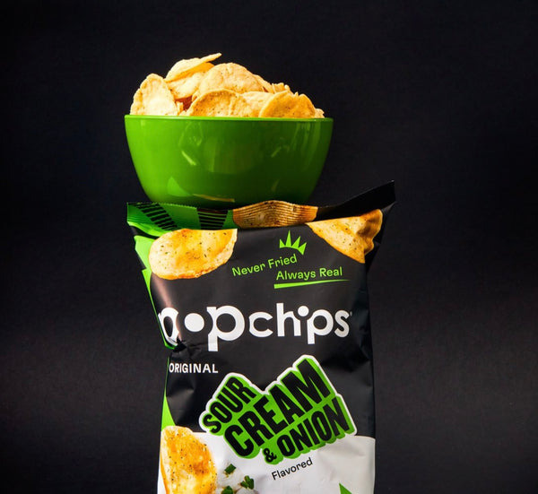 Popchips Sour Cream & Onion, 0.80 Oz Bag (Case of 24) - 3