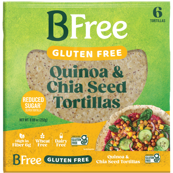 BFree Quinoa & Chia Wraps,with Teff & Flaxseeds - 1