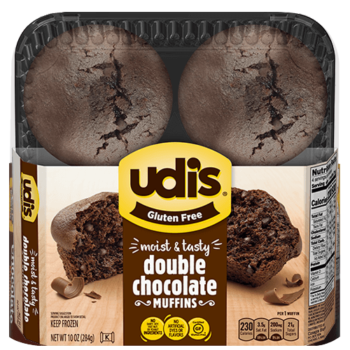Udi's  Double Chocolate Muffins - 1