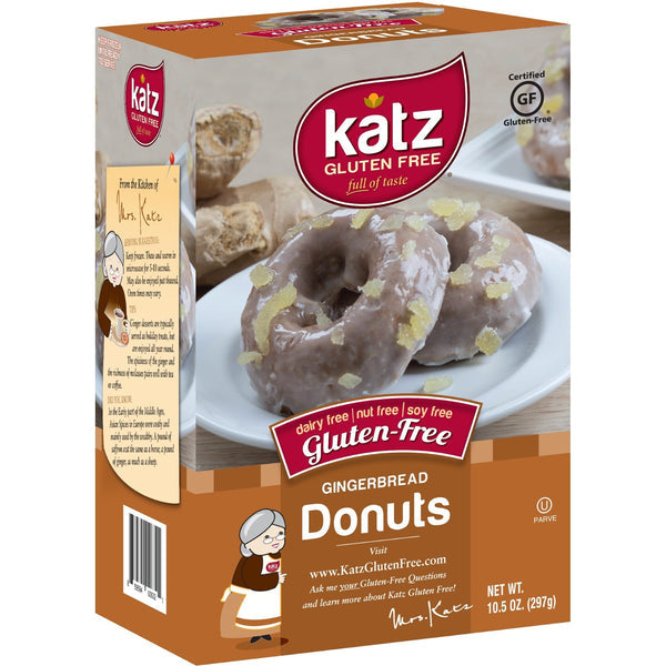 Katz Gluten Free Gingerbread Donuts - 1