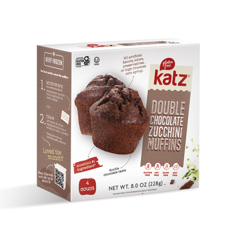 Katz Double Chocolate Zucchini Muffins