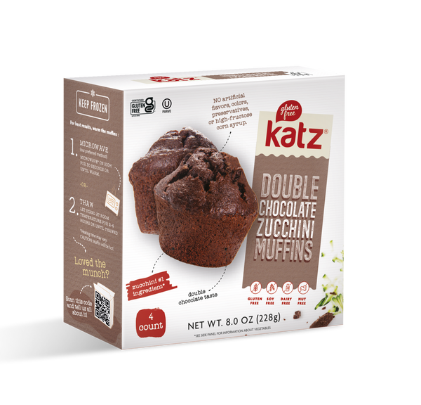Katz Double Chocolate Zucchini Muffins - 1