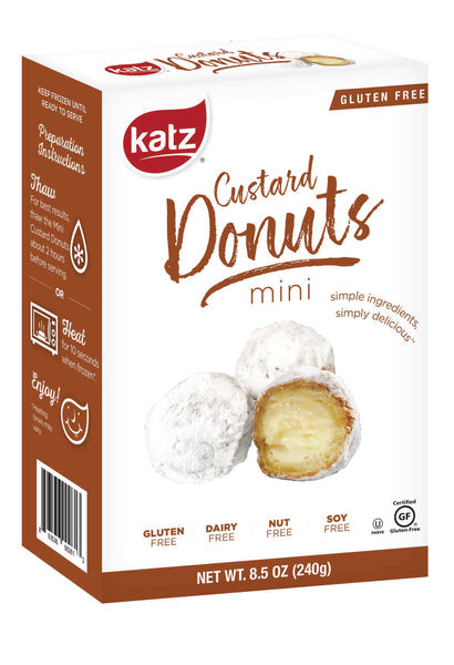 Katz Gluten Free Mini Custard Doughnuts - 1