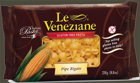 Le Veneziane Corn Pasta, Pipe Rigate