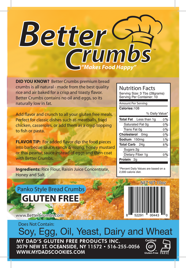 Better Crumbs Bread Crumbs - Plain(6 Pack) - 3