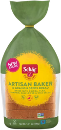 Schar Artisan Baker 10 Grain & Seeds Bread - 1