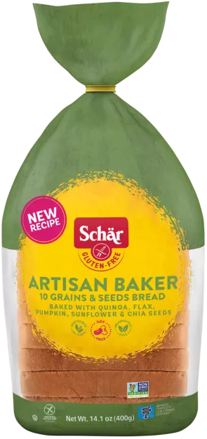 Schar Artisan Baker 10 Grain & Seeds Bread