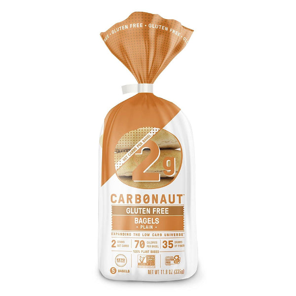 Carbonaut Gluten Free Plain Bagels - 1