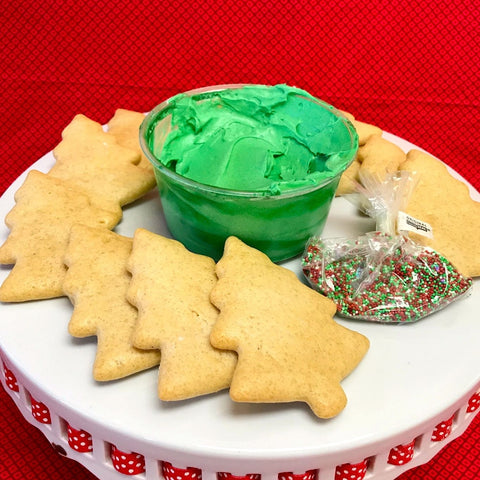 Tree Shaped Cookie Decorating Set