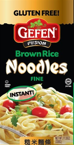 Gefen Fusion Pasta, Instant Noodles, Fine, 11.6 Oz (12 Pack)
