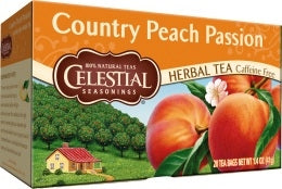 Celestial Seasonings Country Peach Passion Herbal Tea (6 Boxes) - 1