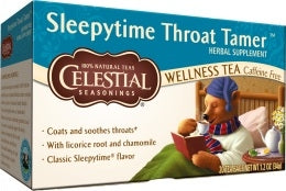 Celestial Seasonings Sleepytime Throat Tamer Wellness Tea (6 Boxes) - 1