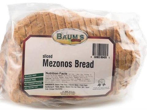 Baum's Gluten Free Shehakol Bread, 20 Oz.