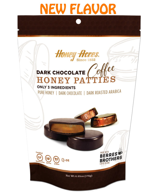 Honey Acres Honey Patties, Dark Chocolate Mint, Chocolate Truffles - 13