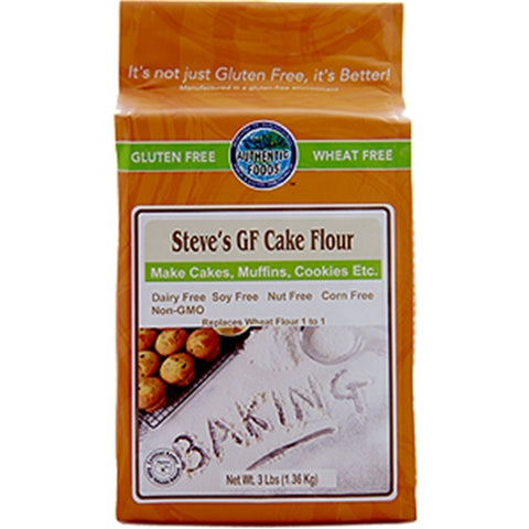 Authentic Foods Steve's Gluten Free Cake Flour Blend 3 lbs
