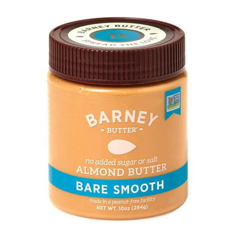 Barney Butter Almond Butter, Bare Smooth, No added sugar or salt, 10 Ounce [Case of 3] 