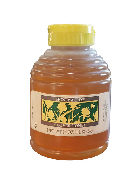 Honey Acres Honey, Pure Clover Honey, Squeeze Bottle