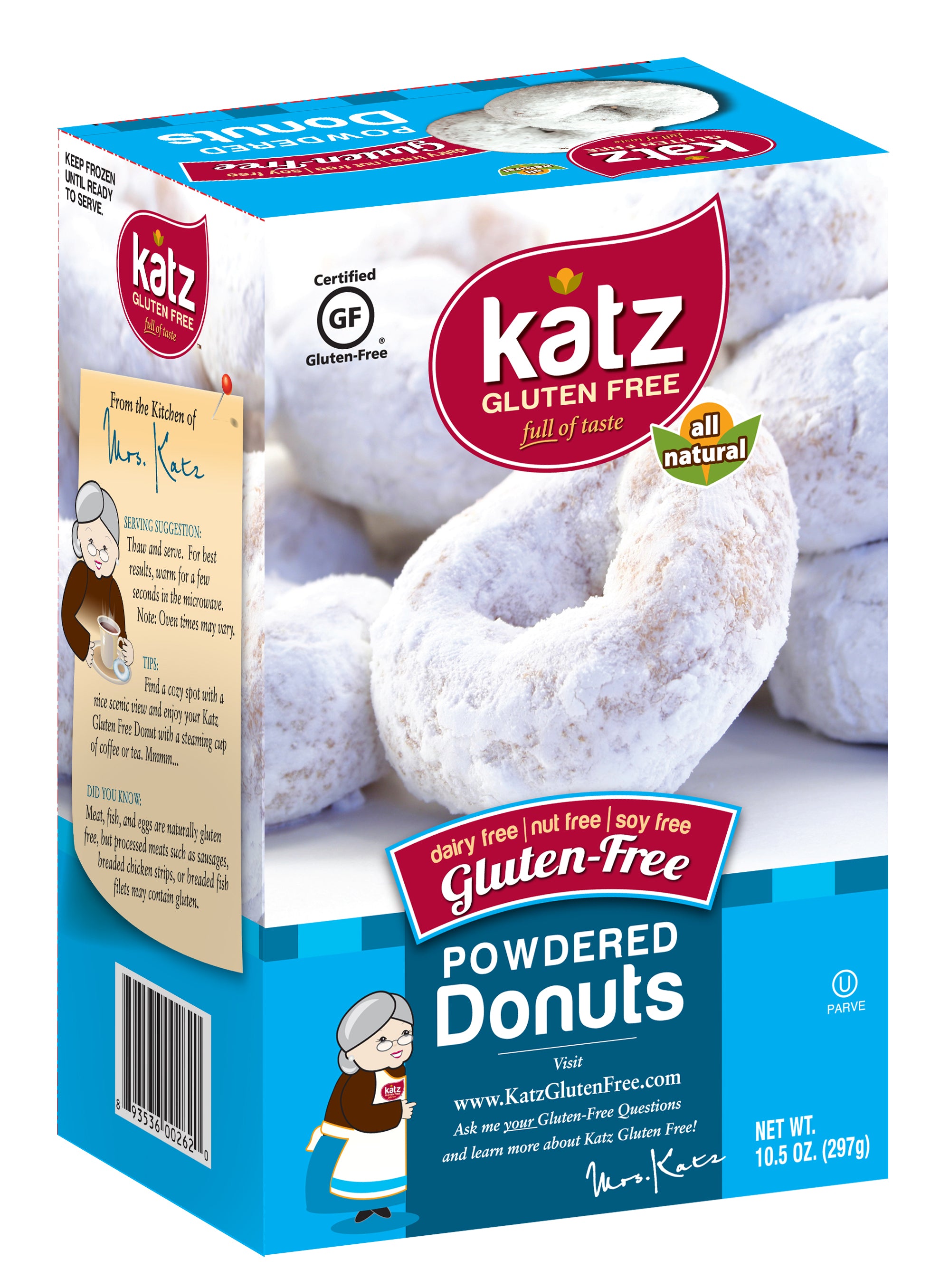 Buy Katz Gluten Free Powdered Donuts Online at GlutenFreePalace