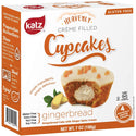 Katz Heavenly Creme Filled Cupcakes - Gingerbread - 1
