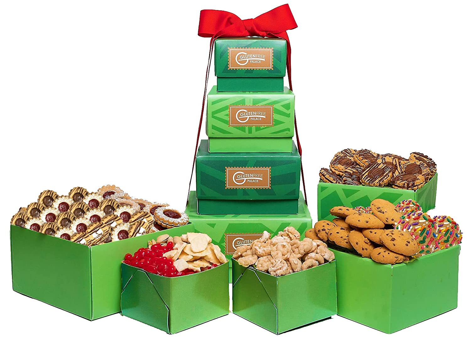 Holiday Delight Gluten Free Gift Tower GlutenFreePalace
