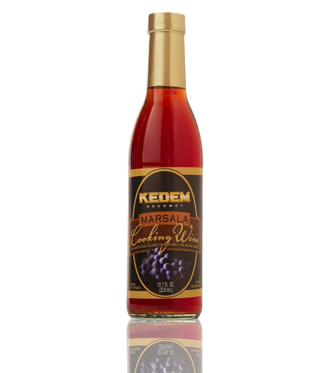 Kedem Marsala Cooking Wine, 12.7 Oz Bottle (Case of 12)