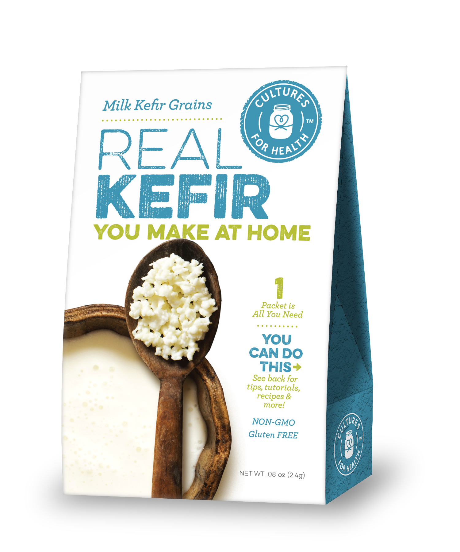 Milk Kefir Grains Culture Starter Kit Complete Recipe Included 